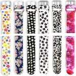 6-Pack Compatible with Amazfit Bip 5 Smart Watch Bands Women Girl, Soft Silicone Pattern Floral Strap Bands for Amazfit Bip 5 Watch