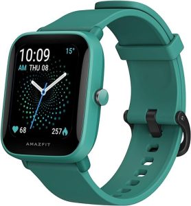 Amazfit Bip U Pro Smart Watch with Alexa Built-In for Men Women, GPS Fitness Tracker with 60+ Sport Modes, Blood Oxygen Heart Rate Sleep Monitor, 5 ATM Water Resistant, for iPhone Android(Green)