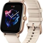 Amazfit GTS 3 Smart Watch for Women, Alexa Built-In, Health & Fitness Tracker with GPS, 150 Sports Modes, 1.75”AMOLED Display, 12-Day Battery Life, Blood Oxygen Heart Rate Tracking, Ivory White