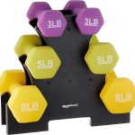 Amazon Basics Neoprene Coated Hexagon Workout Dumbbell Hand Weight