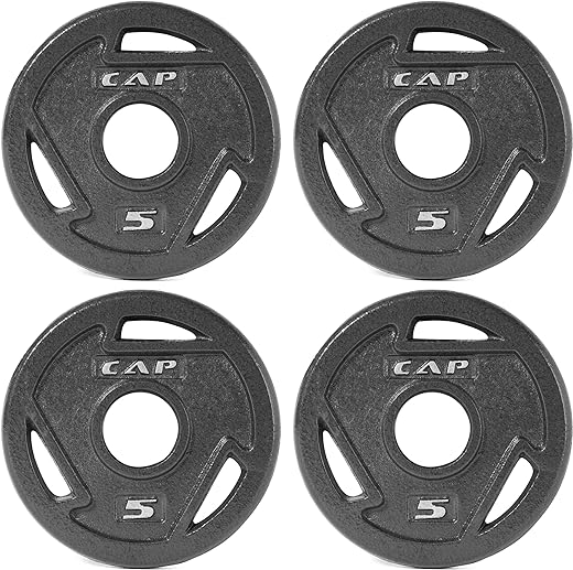 CAP Barbell 2-Inch Olympic Grip Weight Plate | Multiple Options