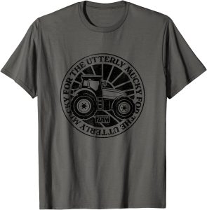 Clarkson's Farm - For the Utterly Mucky - Black Logo T-Shirt