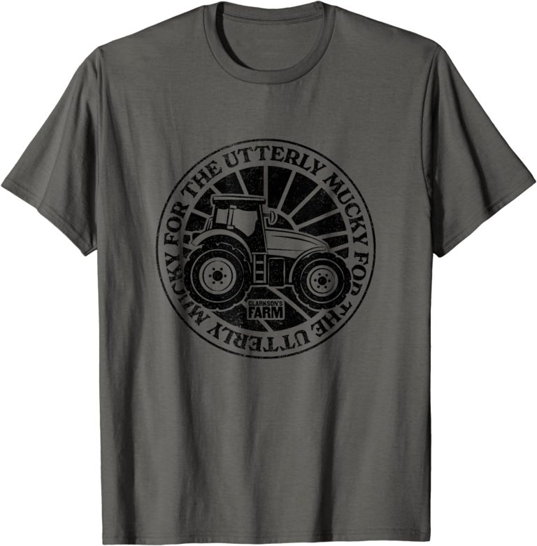 Clarkson's Farm - For the Utterly Mucky - Black Logo T-Shirt