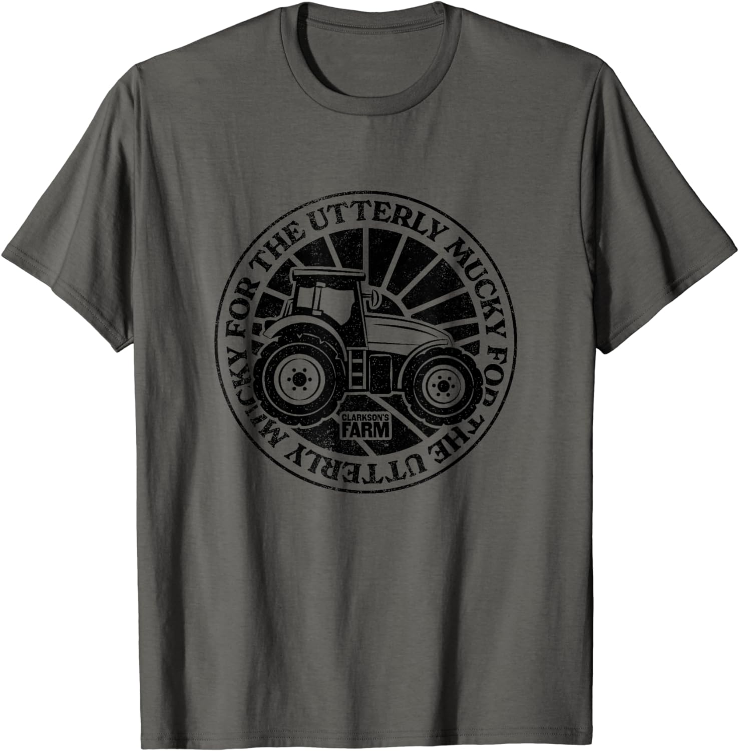 Clarkson's Farm - For the Utterly Mucky - Black Logo T-Shirt