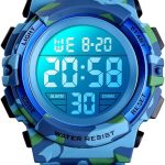 Dayllon Kids Digital Watch Outdoor Sports 50M Waterproof Electronic Watches Alarm Clock 12/24 H Stopwatch Calendar Boy Girl Wristwatch