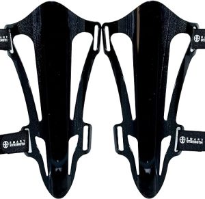 Deadlift Shin Guards, Box Jump Shin Guard Protector, Smart Shin Shields best workout protection for Deadlifts, CrossFit, Weightlifting, Powerlifting, Jumps, 2.5 mm hard bearing grade plastic Pair of 2