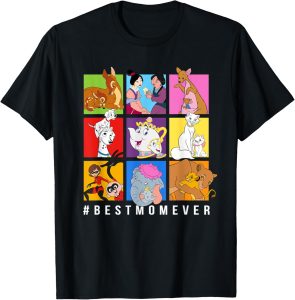 Disney Characters #BestMomEver Mother's Day T-Shirt
