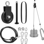 Eapele Fitness Pulley Cable System for Weight Lifting, LAT Pull Down, Weight Training, Biceps Curl, Triceps Pull Down, Row, Fly