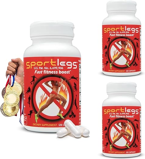 Fast Fitness Boost Pre-Workout Lactic Acid Supplement, 120-Capsule Bottle, Pack of 3