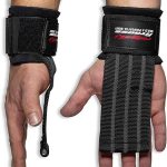 Fast Grip Lifting Straps for weightlifting Strength Training (+ Training Plans) Professional quick fastening with Metal Bolts for Powerlifting, Crossfit & Fitness - Bodybuilding for Men and Women