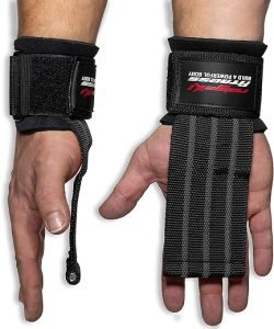 Fast Grip Lifting Straps for weightlifting Strength Training (+ Training Plans) Professional quick fastening with Metal Bolts for Powerlifting, Crossfit & Fitness - Bodybuilding for Men and Women