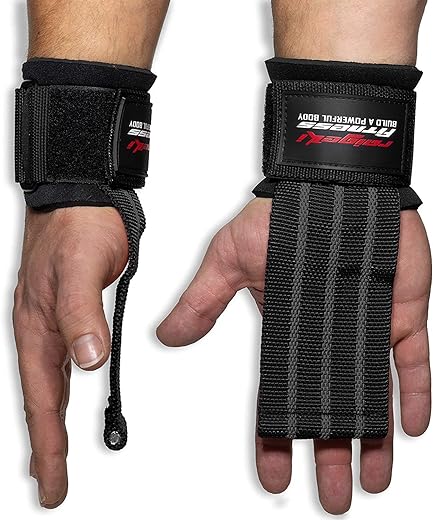 Fast Grip Lifting Straps for weightlifting Strength Training (+ Training Plans) Professional quick fastening with Metal Bolts for Powerlifting, Crossfit & Fitness - Bodybuilding for Men and Women