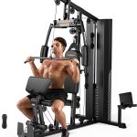 FEIERDUN Home Gym, Multi Exercise Equipment with Leg Press, Cable Machine Home Gym Equipment for Full Body Workout