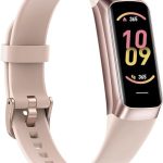 Fitness Tracker with Step Counter, Heart Rate, Calorie Tracking, Activity Tracker with 1.1" AMOLED Screen, Waterproof Step Tracker for Android iPhones Women Men