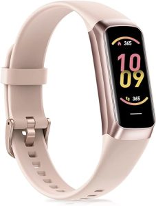Fitness Tracker with Step Counter, Heart Rate, Calorie Tracking, Activity Tracker with 1.1" AMOLED Screen, Waterproof Step Tracker for Android iPhones Women Men
