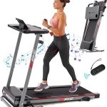 FYC Folding Treadmill for Home - 265lbs Foldable Treadmill Running Machine, Electric Treadmill Exercise for Small Apartment Home Gym Fitness Jogging Walking