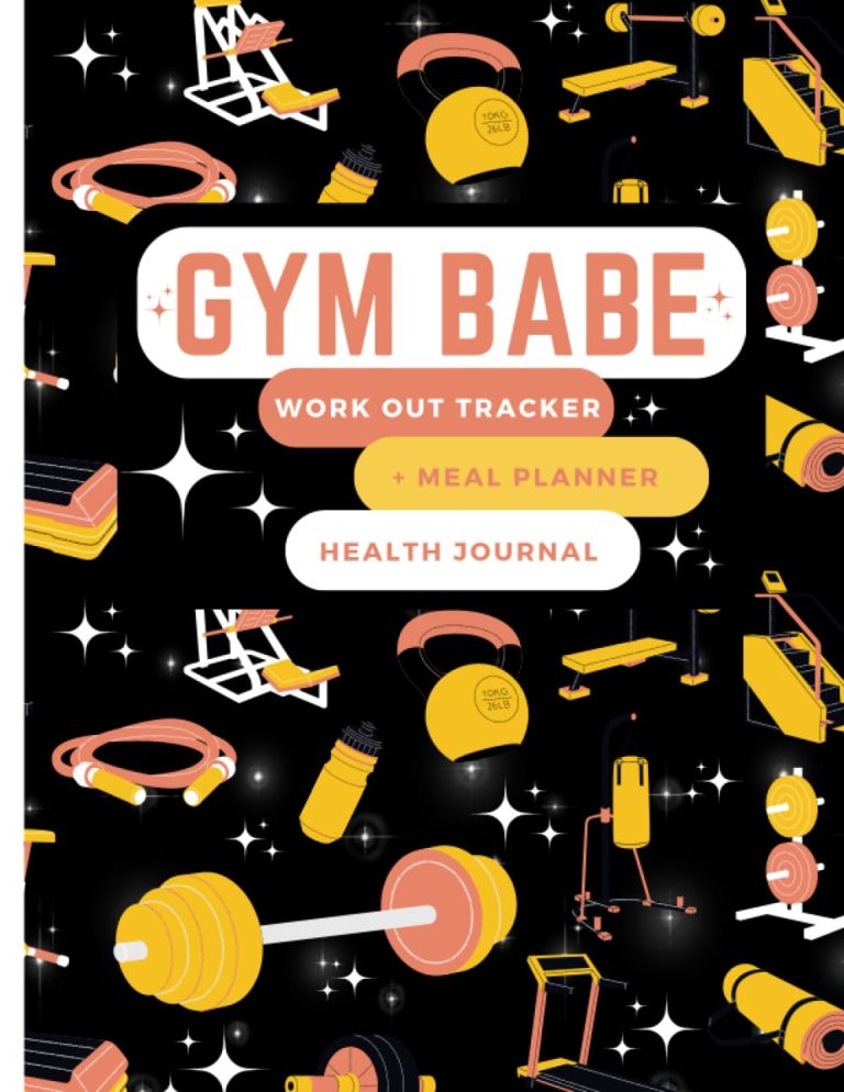 Gym Babe Work Out Tracker Meal Planner and Tracker Progress Overload Tracker Period Tracker Health Journal