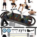 HOTWAVE Push Up Board Fitness, Portable Foldable 20 in 1 Push Up Bar at Home Gym, Pushup Handles for Floor. Professional Strength Training Equipment For Man and Women,Patent Pending
