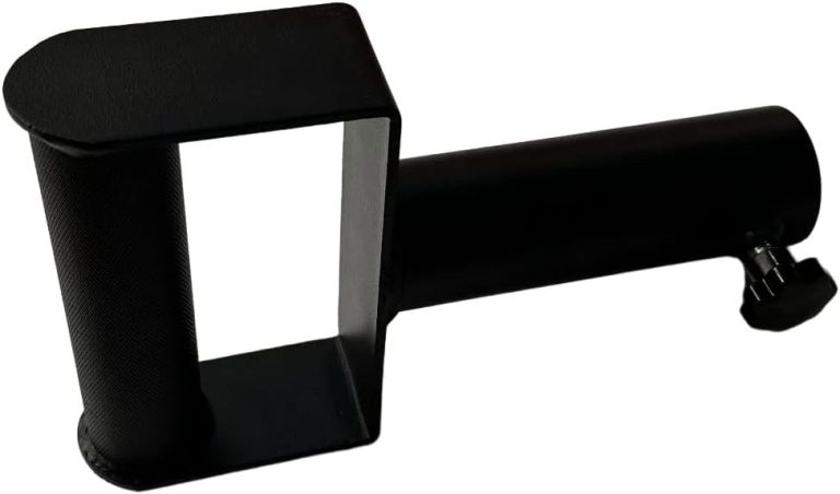 Landmine Deluxe T-Bar Row Platform Attachment, Landmine Bent Row, Landmine Push and Press, Landmine Jerk, Deadlift Cleans Fits 2 Inch Barbell Bars Rotational Exercises,Single Landmine Handle
