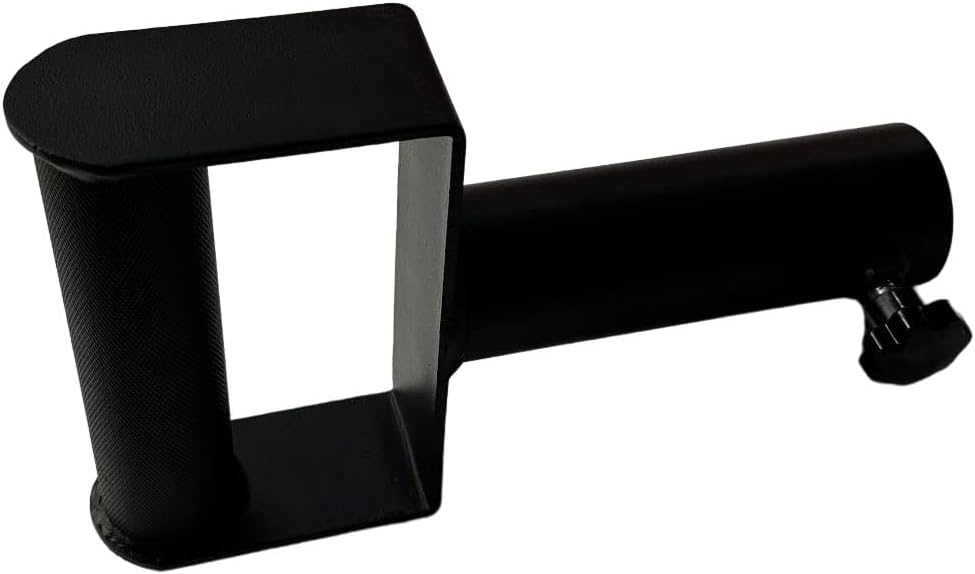Landmine Deluxe T-Bar Row Platform Attachment, Landmine Bent Row, Landmine Push and Press, Landmine Jerk, Deadlift Cleans Fits 2 Inch Barbell Bars Rotational Exercises,Single Landmine Handle