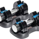 Lifepro Adjustable Dumbbells - 15Lb 25Lb 43Lb 55Lb 90Lb 6in1 Dumbbells Adjustable Weight, Compact Quick Adjustable Dumbbells set/single for Full Body Exercise & Fitness Home Gym