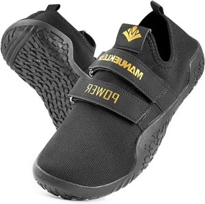 MANUEKLEAR Deadlift Shoes - Weight Lifting Shoes for Men Women - Weightlifting Squat Shoes Fitness Cross-Trainer Barefoot Gym Training Sneakers