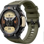 MoKo Watch Strap Compatible with Amazfit T-Rex 2, Women Men Watch Band Soft Silicone Replacement Wristband for T-Rex 2