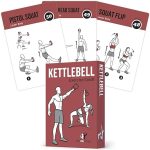 NewMe Fitness Kettlebell Workout Cards, Instructional Fitness Deck for Women & Men, Beginner Fitness Guide to Training Exercises at Home or Gym