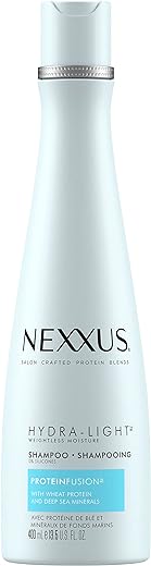 Nexxus Hydra-Light Weightless Moisture Shampoo Replenishing Shampoo for Oily Hair Silicone free 13.5 oz