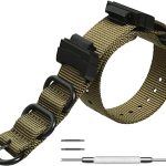 Nylon Strap Replacement Watch Bands Compatible with Casio G-Shock Watch Model GA-100 / GA-110 / GA-100C / GA-300 / GA-120 / GA-200/ GD-100 /GA-140/GA-735/GA-800/DW-5600/DW-5610/DW-5305/DW-6900/GW-6900