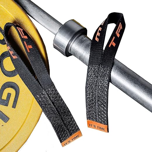 Premium Weight Lifting Wrist Hooks Straps for Maximum Grip Support - Deadlift Gloves & Grip Pads Alternative in Fitness Gym Power Training Pull Up Deadlifting & Shrugs