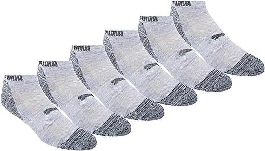 PUMA Men's 6 Pack Low Cut Socks