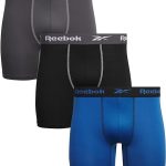 Reebok Men's Underwear - Performance Boxer Briefs (3 Pack)