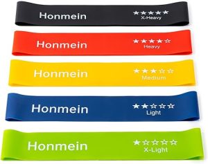 Resistance Bands for Working Out, Exercise Bands with 5 Resistance Levels Fit for Home Fitness, Strength Training, Natural Latex Resistance Band Include Instruction Guide and Carry Bag.…