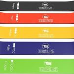 Resistance Bands Set for Men and Women, Pack of 5 Different Levels Elastic Band for Home Gym Long Exercise Workout – Great Fitness Equipment for Training, Yoga – Free Carrying Bag