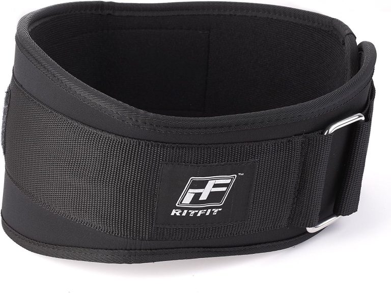 RitFit Weight Lifting Belt - Great for Squats, Lunges, Deadlift, Thrusters - Men and Women - 6 Inch Black/Camouflage