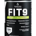Sascha Fitness Fat Loss pills | Collagen support | Fluid Balance | FIT9 Ingredients: 7Keto + Uva Ursi, Gotu Kola, L-Theanine,Gingko Biloba,DIM,Green Tea | Weight Loss Supplements-Vegan-120 Natural Cap