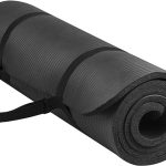 Signature Fitness All Purpose 1/2-Inch Extra Thick High Density Anti-Tear Exercise Yoga Mat with Carrying Strap with Optional Yoga Blocks, Multiple Colors
