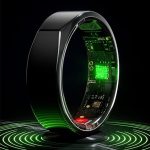 Smart Ring, Wearable Fitness Sleep Tracker for Men Women, Support 6-7 Days Battery Life - Your Healthy Assistant, Size 10
