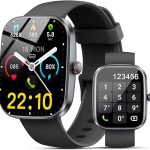 Smart Watch, 1.91"Smartwatch for Men Women (Answer/Make Call), Fitness Tracker with 100+ Sport Modes, IP68 Waterproof, Heart Rate/Sleep Monitor, Spo2, Pedometer, Activity Tracker for Android iOS