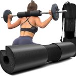 Squat Pad - Foam Barbell Pad for Squats Cushion, Lunges & Bar Padding for Hip Thrusts - Standard Olympic Weight Bar Pad - Provides Cushion to Neck and Shoulders While Training