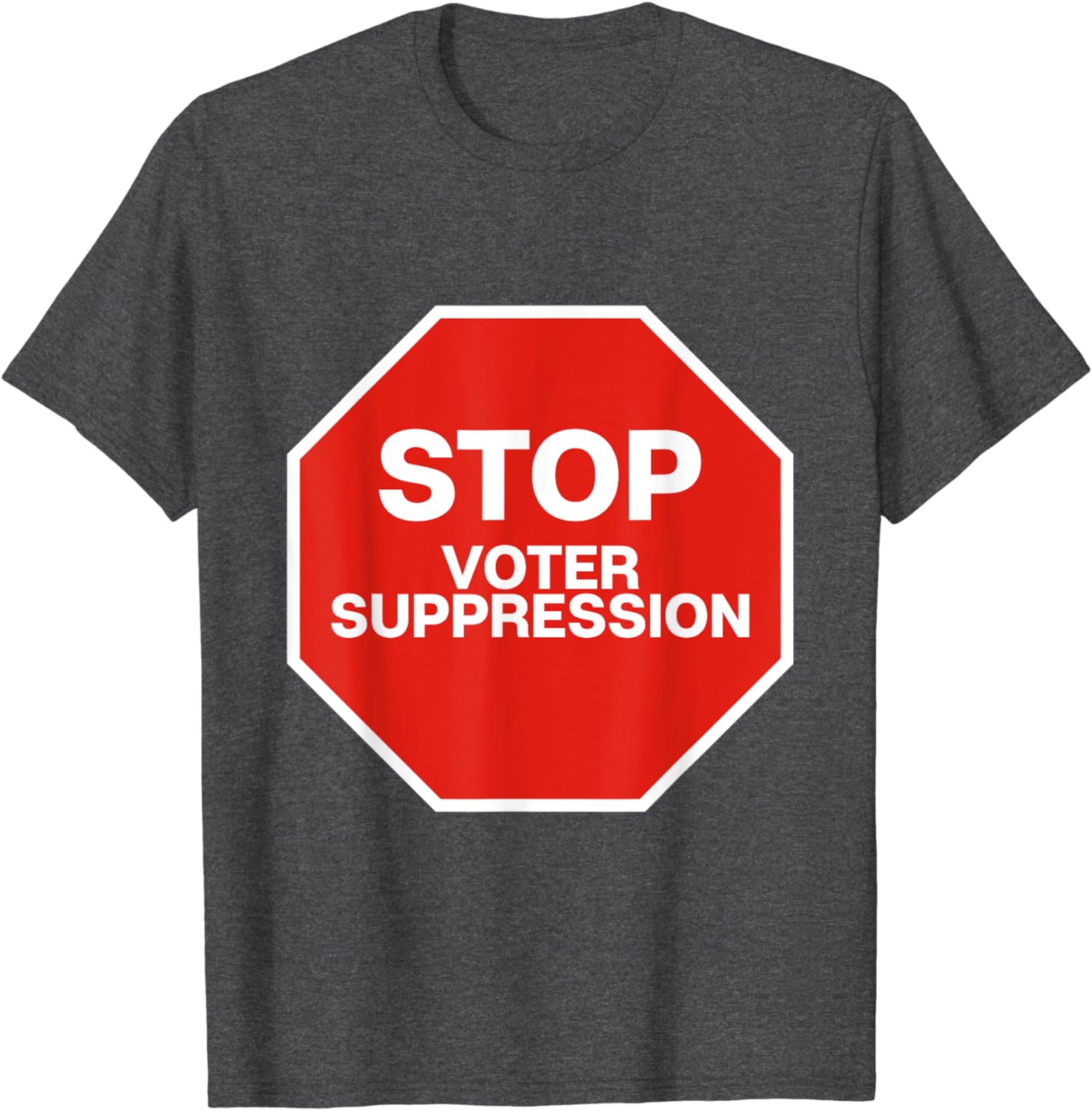 Stop Voter Suppression Election Progressive T-Shirt