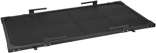 Titan Fitness Full Deadlift Platform, 8FT x 4FT Bolt-Together Steel Frame with 8 Pack Rubber Tiles, Olympic Strength Training Dedicated Lifting Space, Protects Floor, Weights, Bar, Includes Band Pegs
