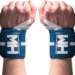 Weightlifting House Wrist Wraps, Straps for Weightlifting Men and Women - Professional 18" Gym Wrist Support with Thumb Loop Strength for Olympic Weight Lifting