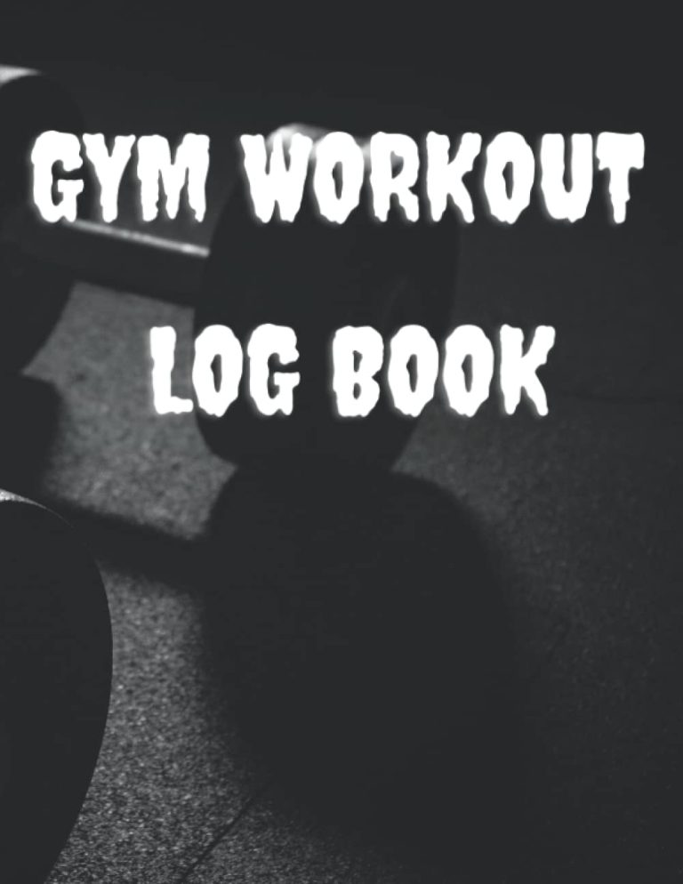 workout log book for beginners in gym