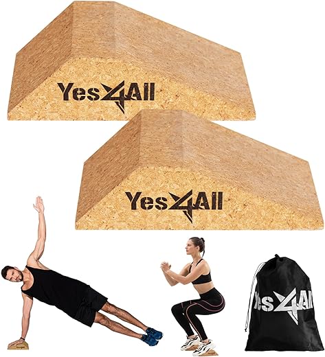 Yes4All Deadlift Jack/Barbell Stand Upload 600lb Barbell Plates for Deadlift Exercise, Squat Wedge for Squat/Weight Training